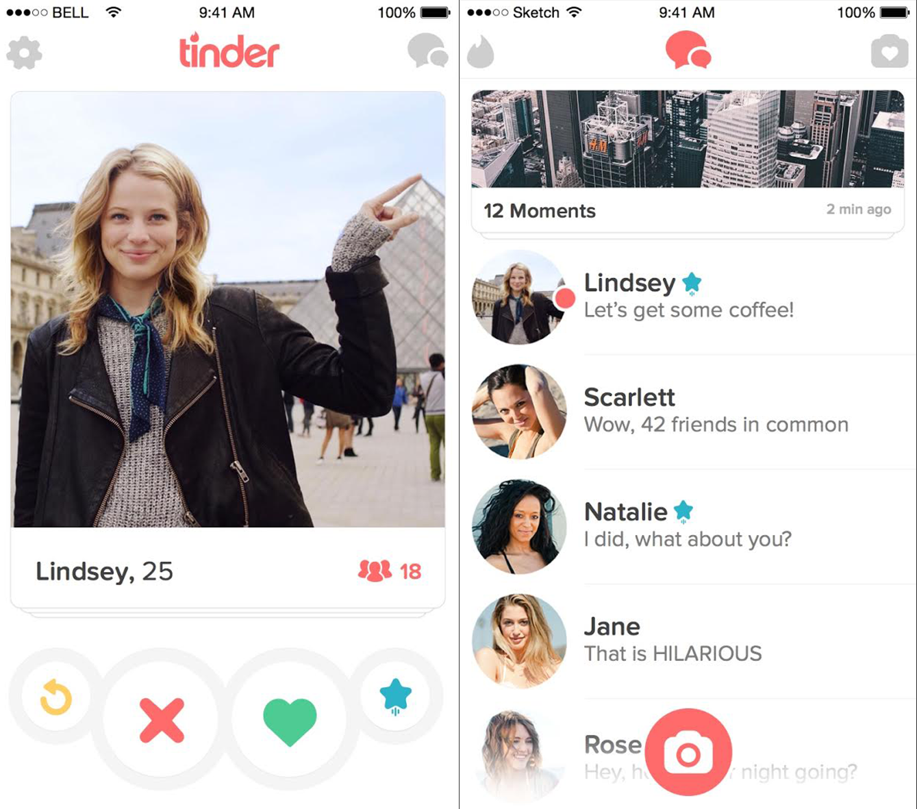Tinder number of likes